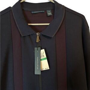 Perry Ellis Men's Jacket Long Sleeve Full Zip Knit, Size L - NEW‎ NWT